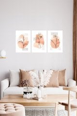 Boho Tarzı Çiçek Desenli Duvar Sticker