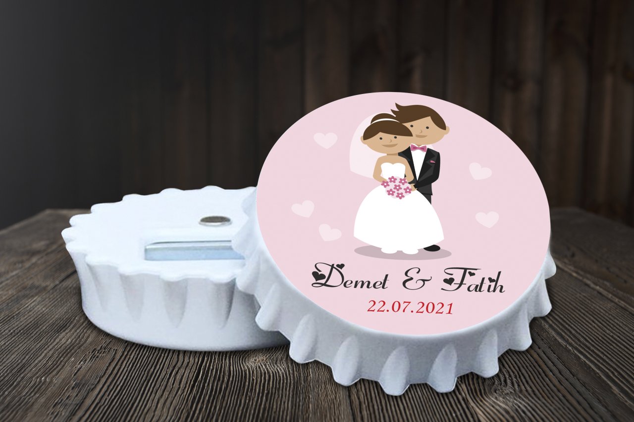 Söz, Nişan, Nikah, Kına, Doğum Günü Baskılı Açacak Magnet