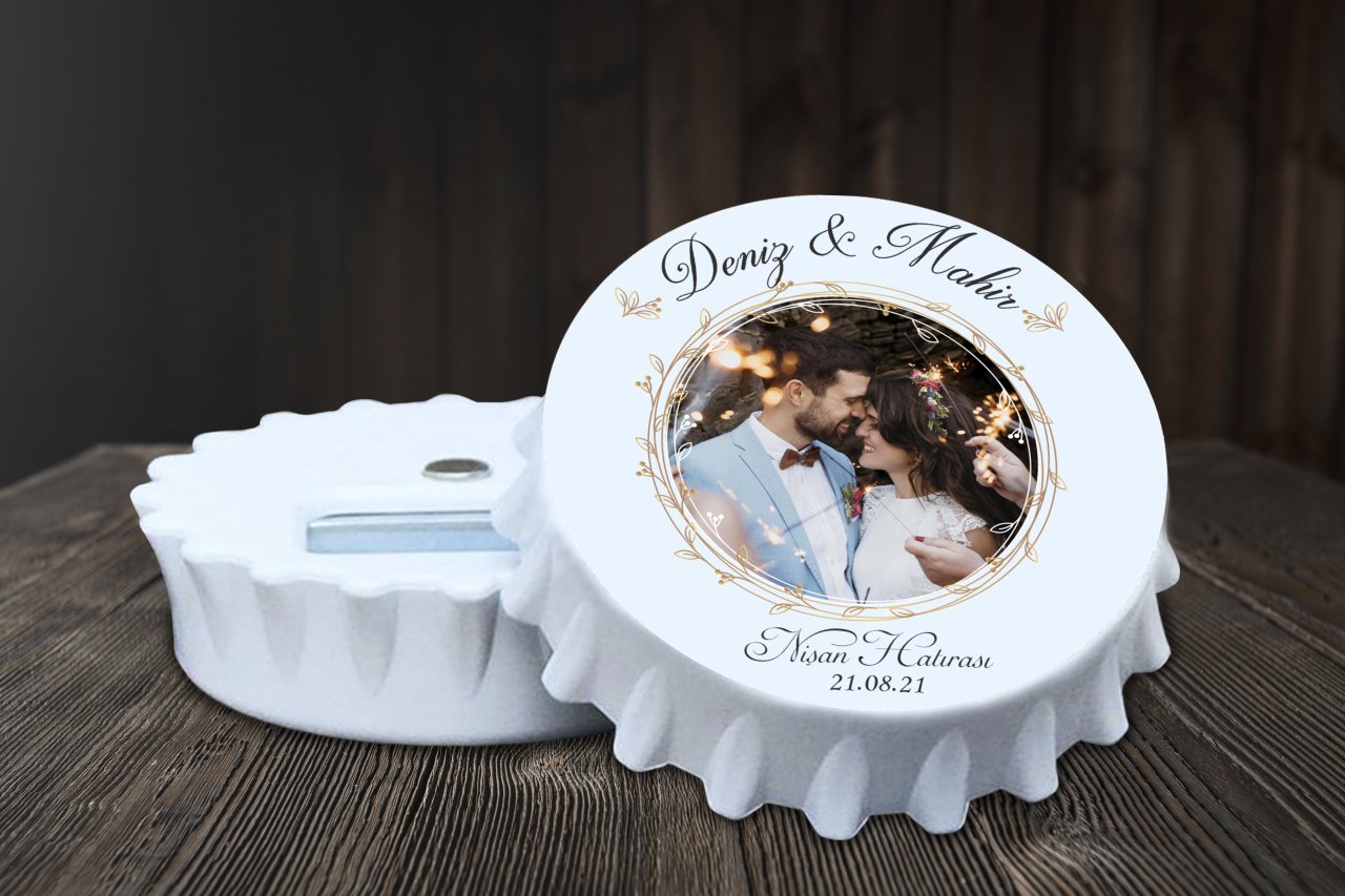 Söz, Nişan, Nikah, Kına, Doğum Günü Baskılı Açacak Magnet