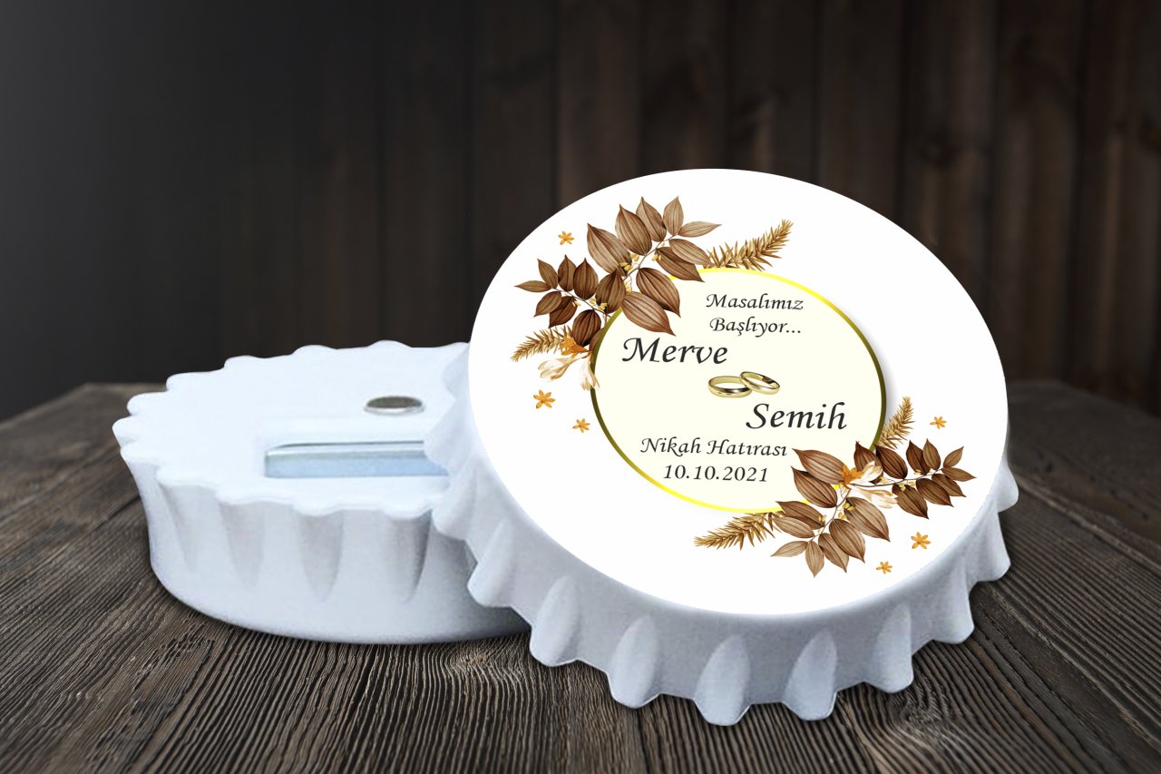 Söz, Nişan, Nikah, Kına, Doğum Günü Baskılı Açacak Magnet