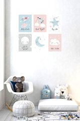 Sevimli Çocuk Odası Duvar Sticker