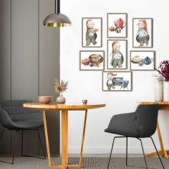 Noel Temalı Dekoratif MDF Tablo