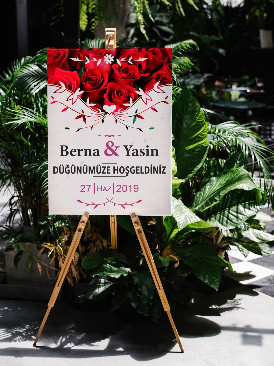 Söz, Nişan, Kına, Düğün Karşılama Panosu