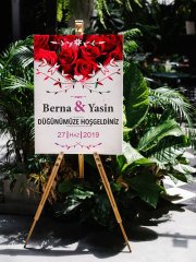 Söz, Nişan, Kına, Düğün Karşılama Panosu