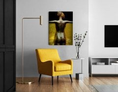 Zenci Kadın Kanvas Tablo 20X30