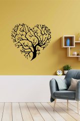 Siyah Mdf Lazer Kesim Dekoratif Tablo
