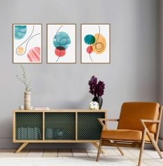 Bohem Tarz Dekoratif MDF Tablo