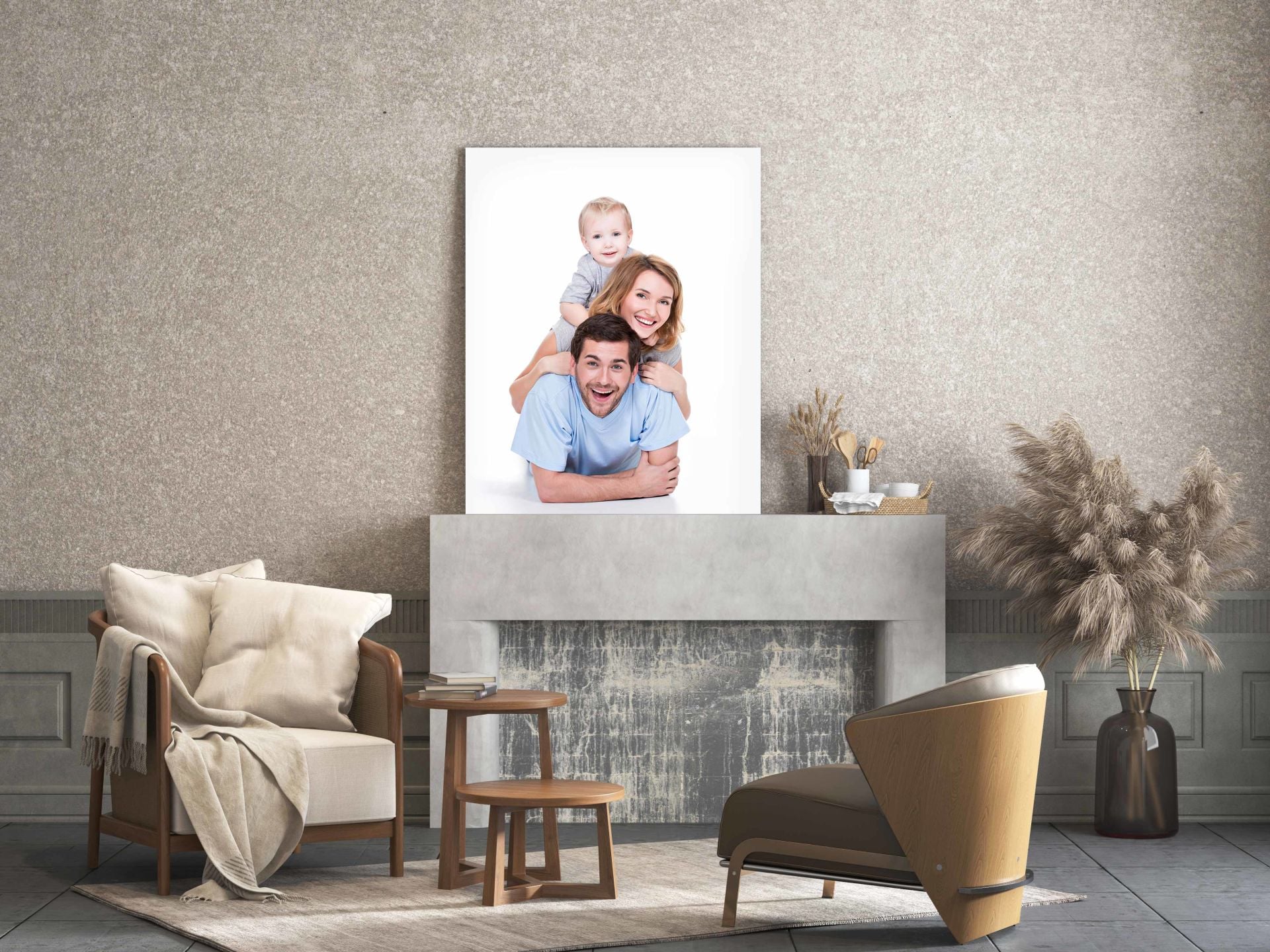 Kişiye Özel Dikey Kanvas Tablo 20X30