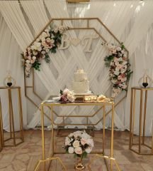 Nişan, Nikah, Düğün İçin Arka Fon Baş Harfler