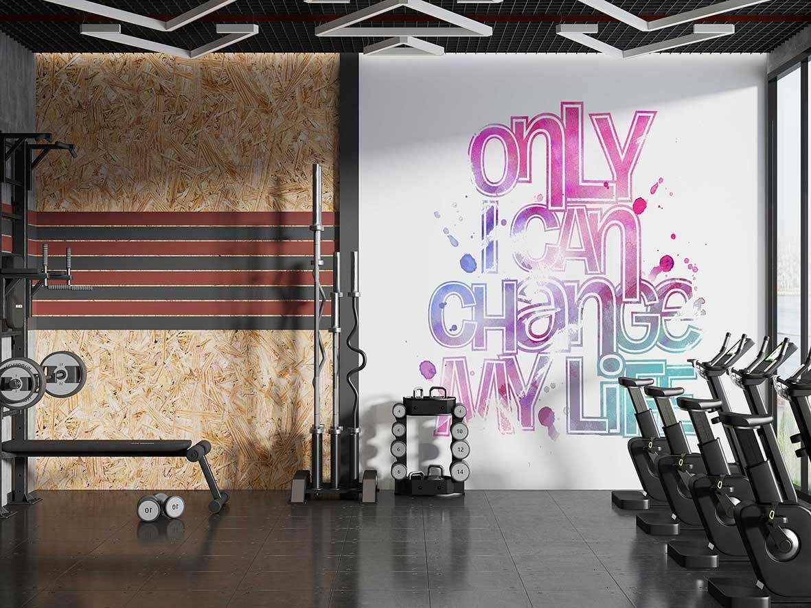 Only I Can Chance My Life Spor Salonu Duvar Kağıdı