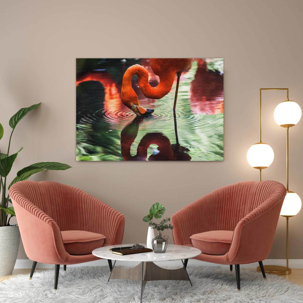Flamingo Kanvas Tablo