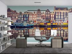 Amsterdam Kanalı Duvar Kağıdı
