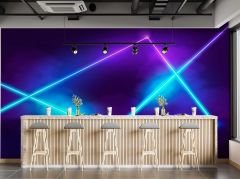 Neon Çizgiler Duvar Kağıdı