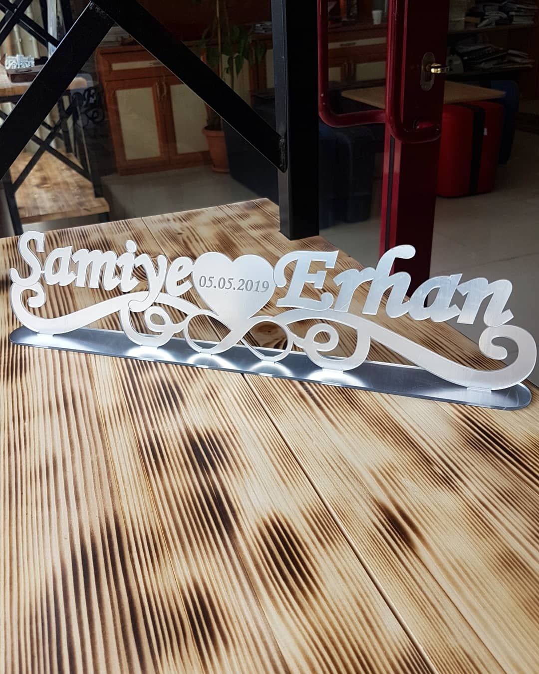 Pleksi İsimlik Söz, Nişan, Nikah, Masa Üstü İsimlikler