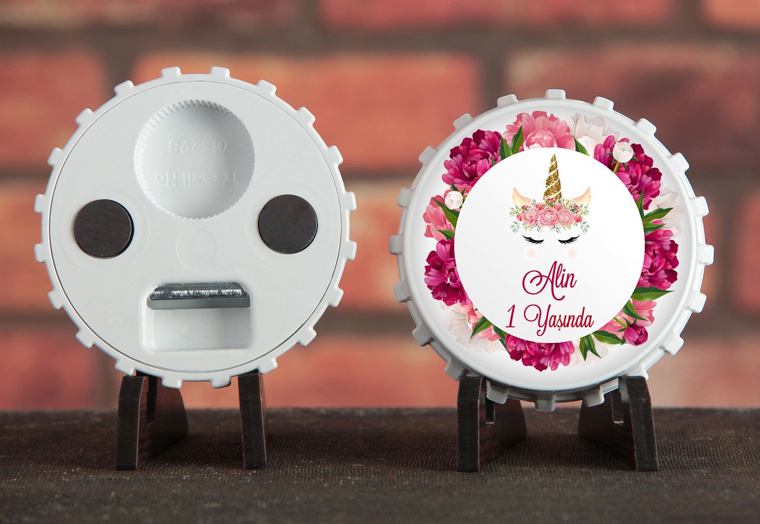 Söz, Nişan, Nikah, Kına, Doğum Günü Baskılı Açacak Magnet 8,6X8,6