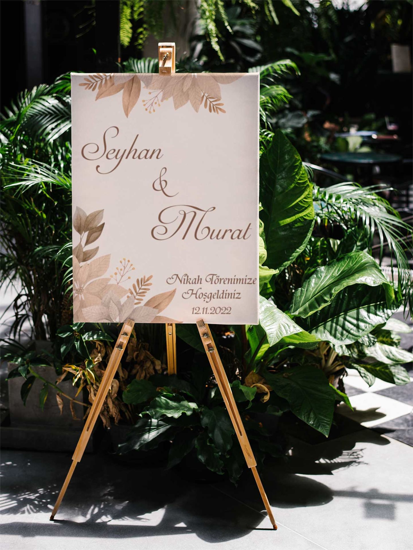 Söz, Nişan, Kına, Düğün Karşılama Panosu 50X70