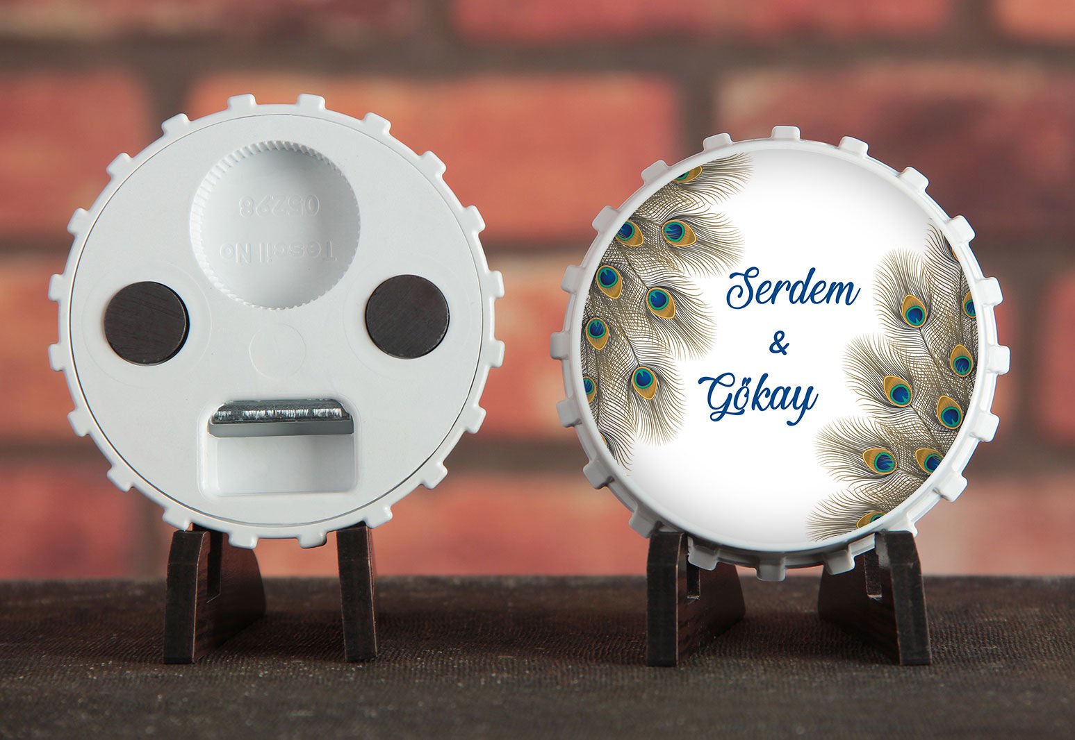 Söz, Nişan, Nikah, Kına, Doğum Günü Baskılı Açacak Magnet 6x6