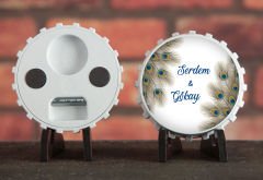 Söz, Nişan, Nikah, Kına, Doğum Günü Baskılı Açacak Magnet 8,6X8,6