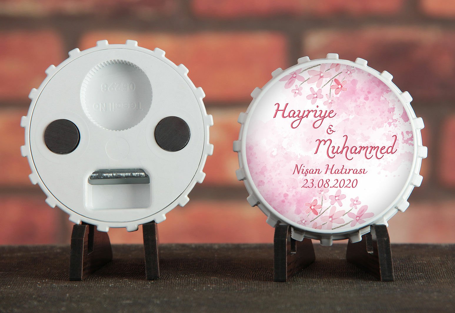 Söz, Nişan, Nikah, Kına, Doğum Günü Baskılı Açacak Magnet 6x6