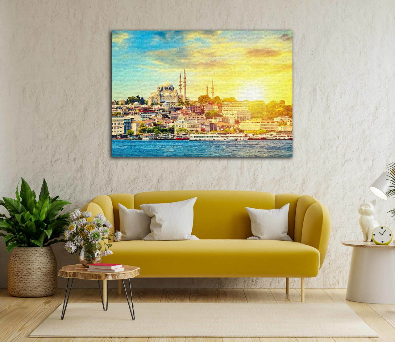 İstanbul Manzara Kanvas Tablo