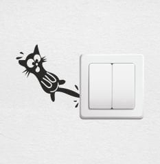 Kedi Priz Sticker
