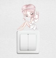 Kelebek Peri Priz Sticker