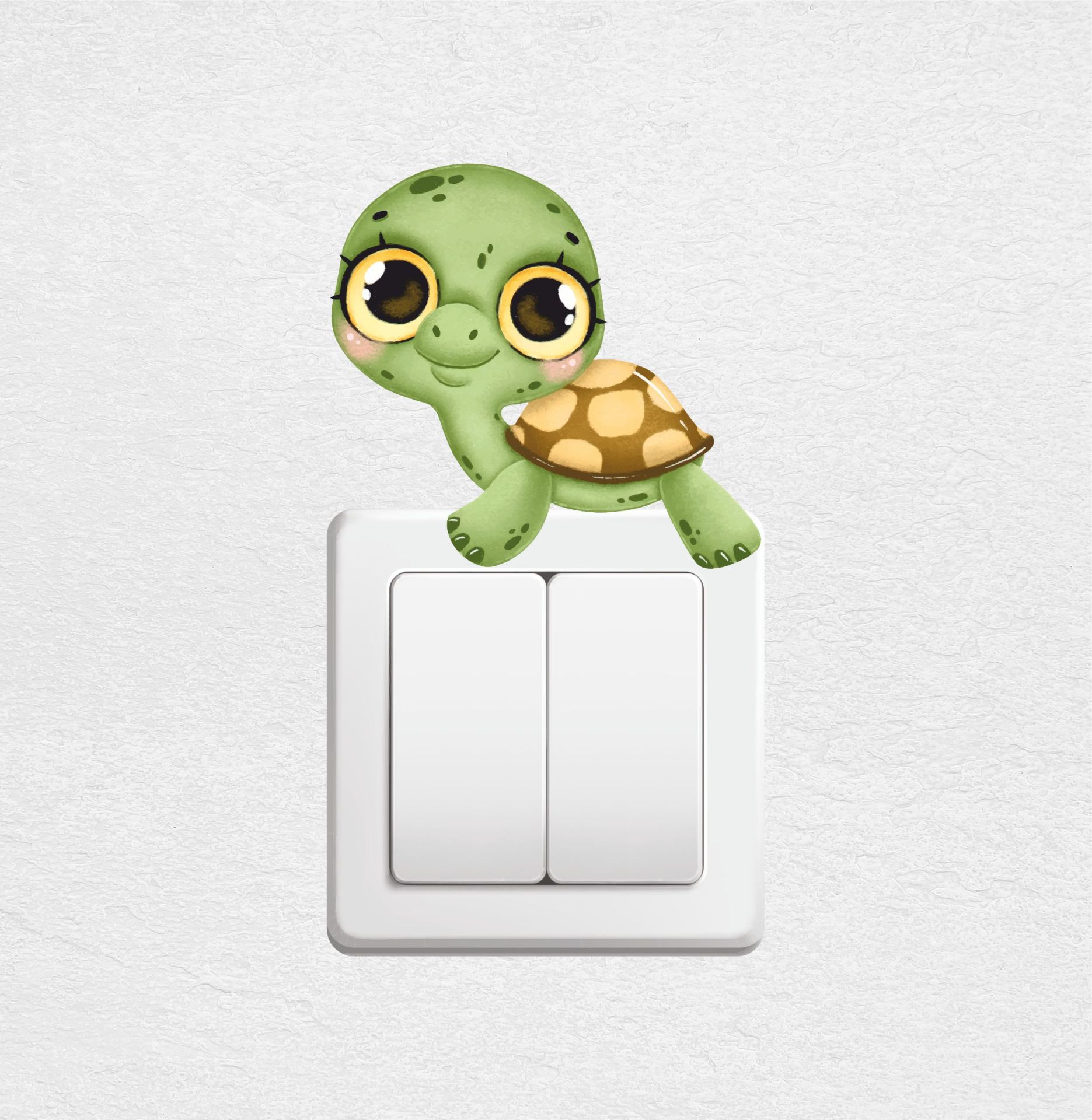 aplumbağa Priz Sticker