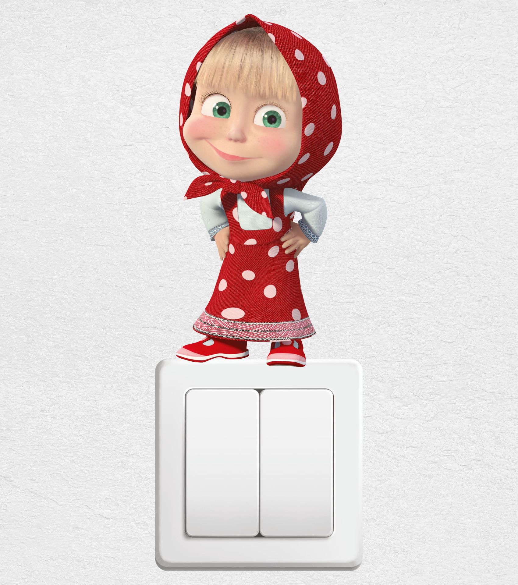Maşa Priz Sticker